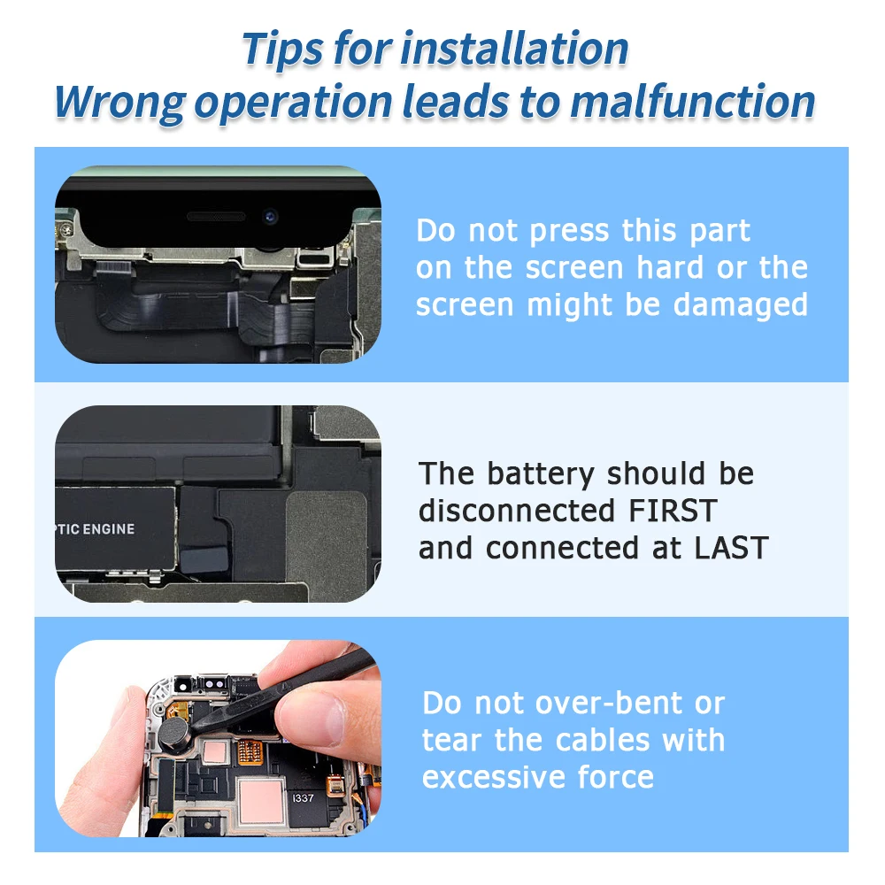 OEM Display for iPhone XR LCD Touch Screen Digitizer Assembly Replacement XR Incell