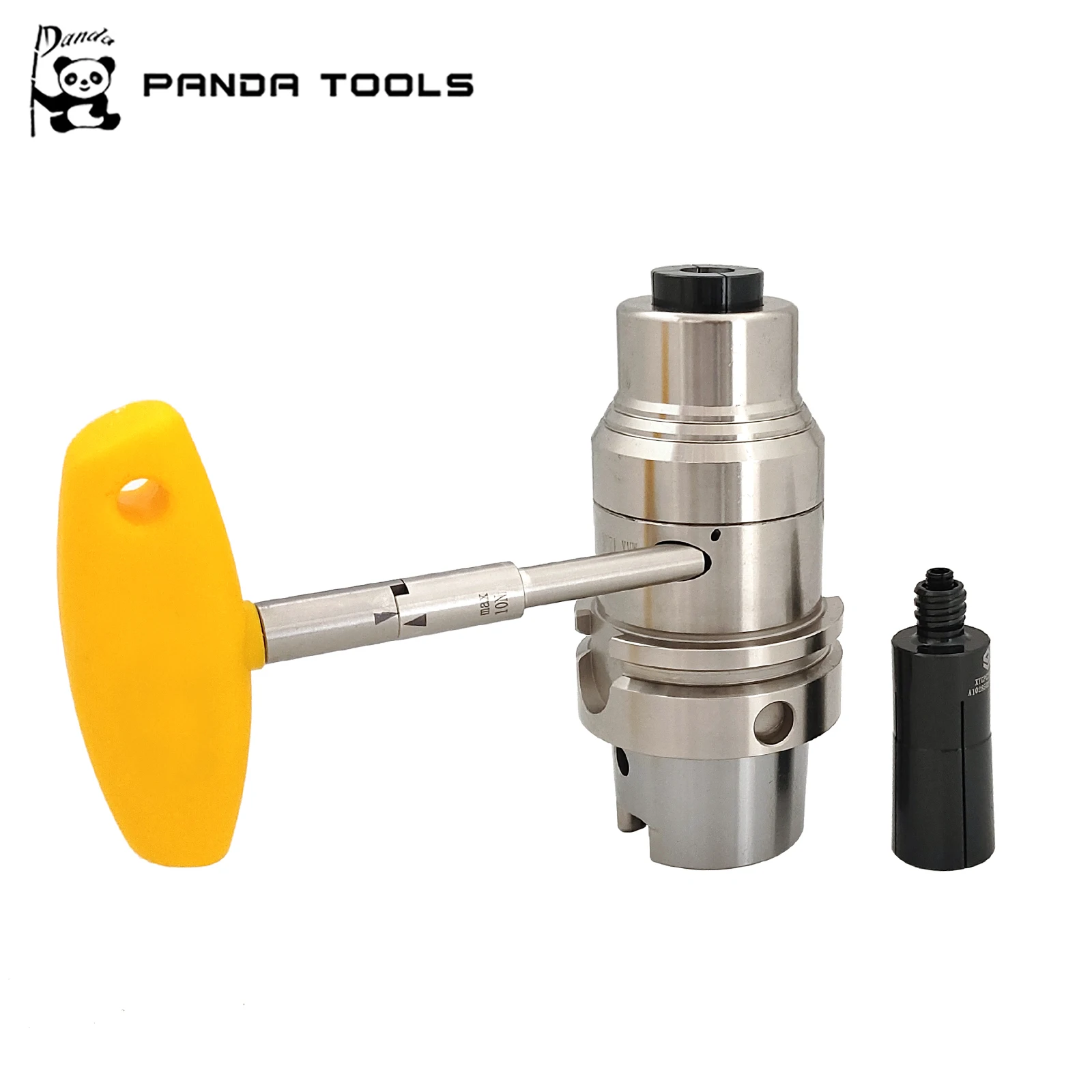 High-Precision Rigid Enhanced Turbo Milling HSK63A GPC20 Worm Roughing CNC Spinning Tool Holder-HDF