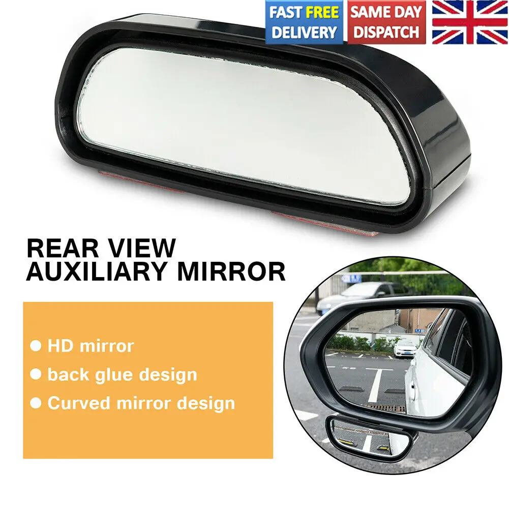 

Auto Mirror Adjustable Wide Angle Side Rear Mirror Blind Spot Convex Mirrors For Car Reverse Parking Auxiliary Rear View Mirror