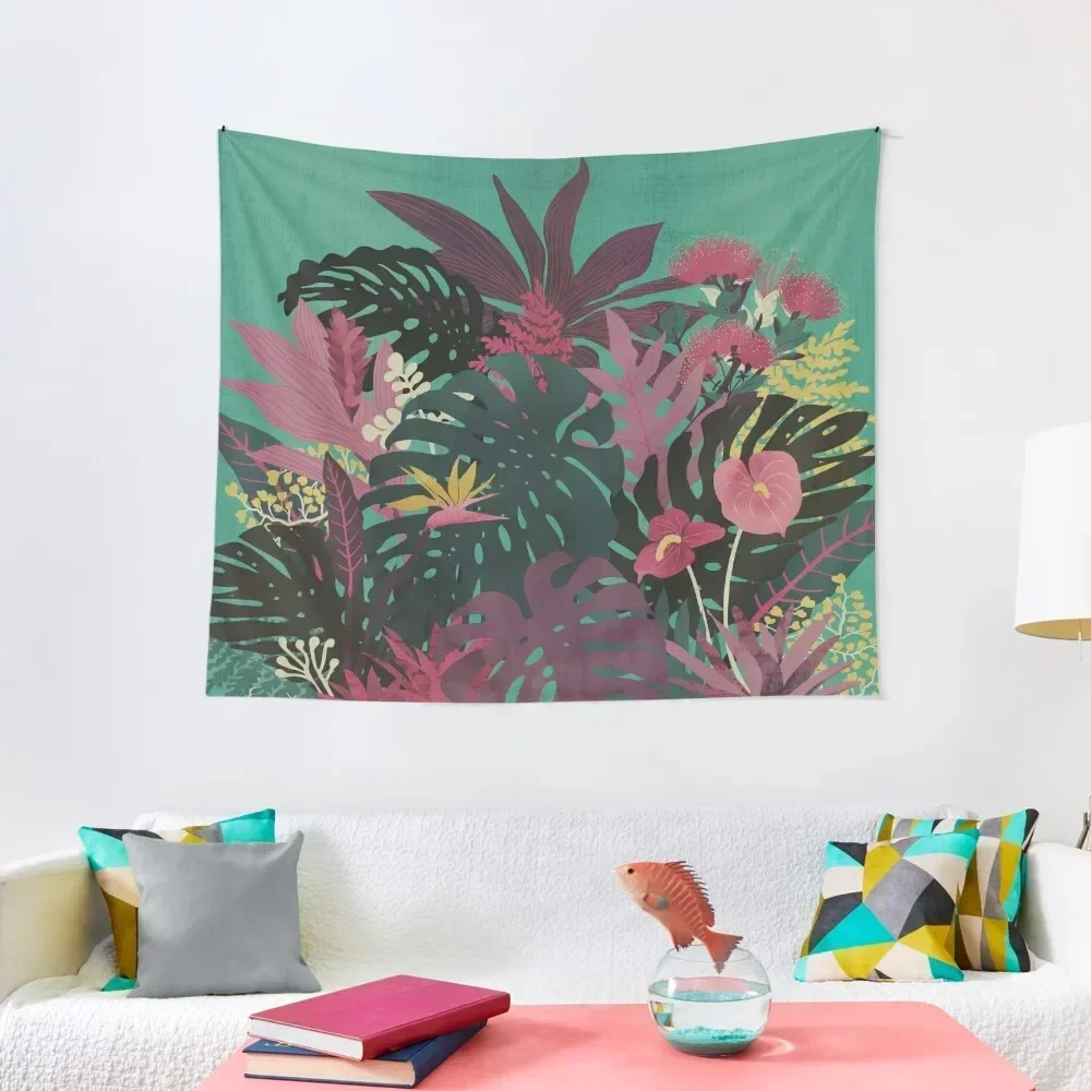 

Tropical Tendencies Tapestry Mushroom House Decoration Room Decor Cute Tapestry