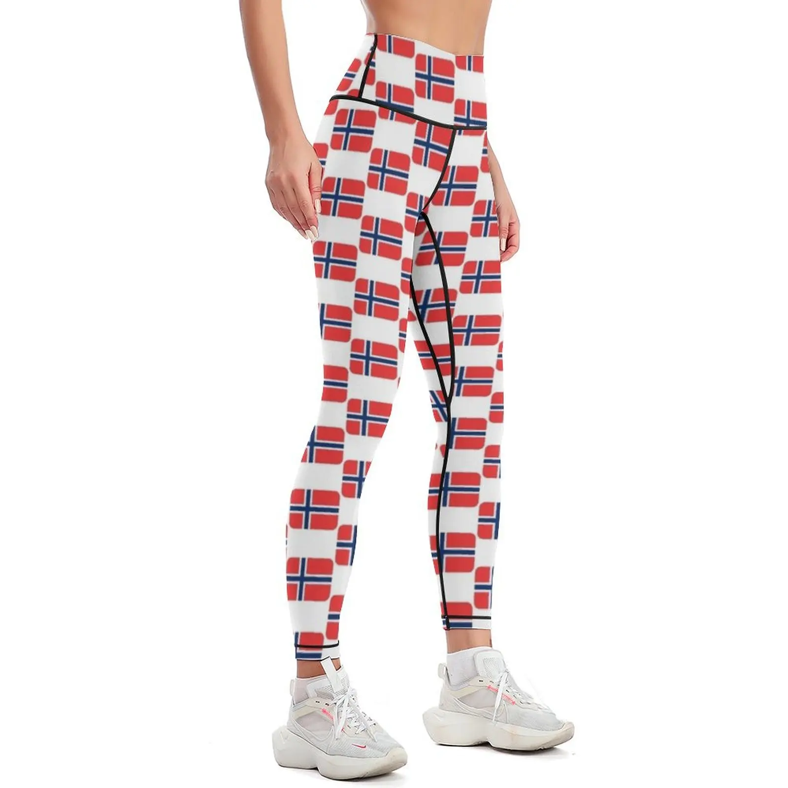 Norway Flag Norway Constitution Day Gift for Proud Norwegian Leggings joggers for for fitness flared Womens Leggings