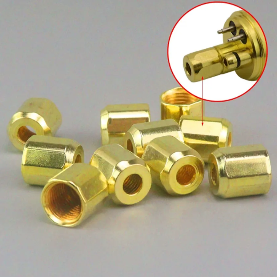 10PCS-European style 200 gas shielded welding gun rear body Binzel welding gun 15AK 24KD interface rear body joint nut cap