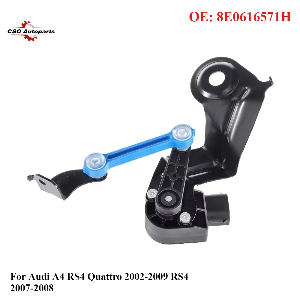8E0616571H For Audi A4 RS4 Quattro 2002-2009 RS4 2007-2008 Rear Left / Right Suspension Ride Height Control Level Sensor NEW