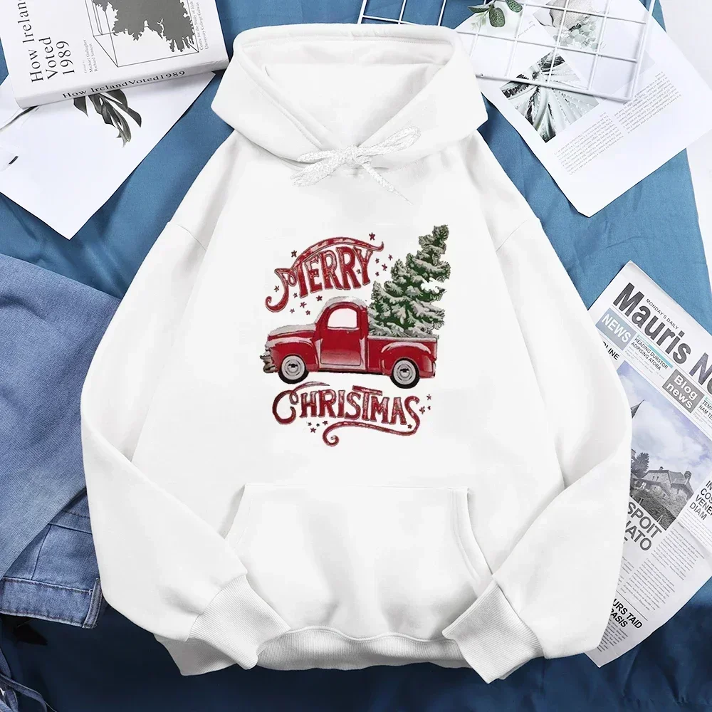 

Cute Graphic Women Santa Claus Merry Christmas Clothing Reindeer navidad Clothing Girl Harajuku Y2K Unisex loose Woman Clothes