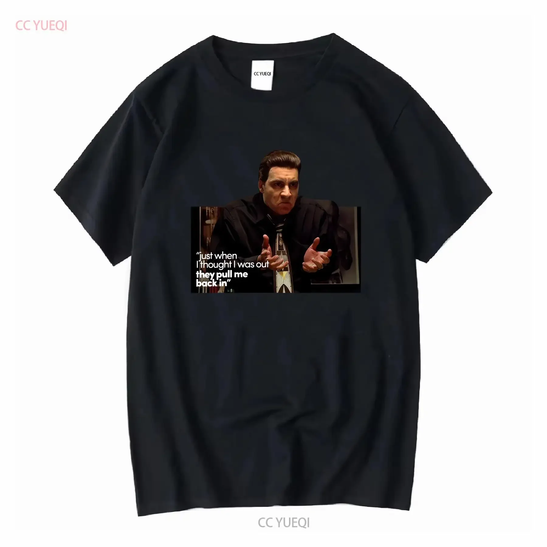 Los Soprano Silvio Dante camiseta solo cuando el pensamiento fue hacia fuera quitaneme en Steven Van Zandt Tony Soprano vintage