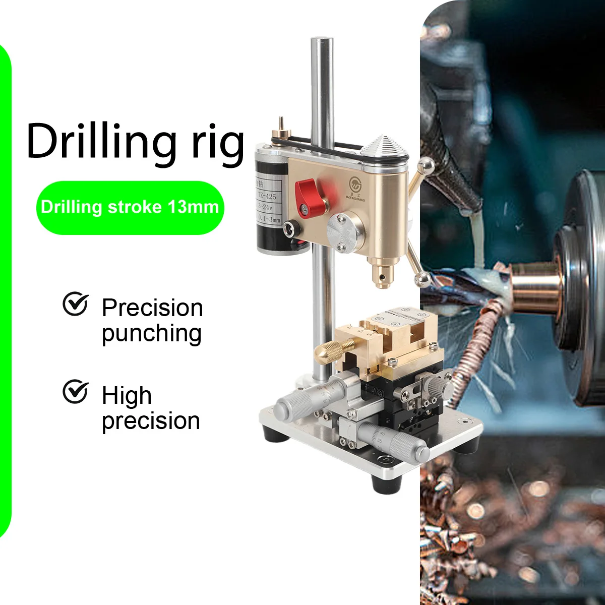 Watchmaker Precision Bench Drill Crown Punch For Remove Broken Screws Tool