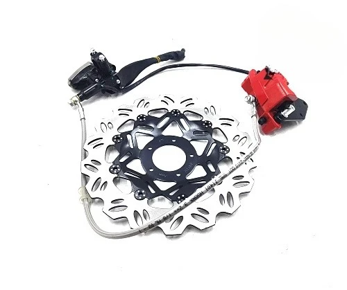 Motorcycle retro modified wheel hub disc brake Xinyuan Youke oil brake widened spoke front wheel