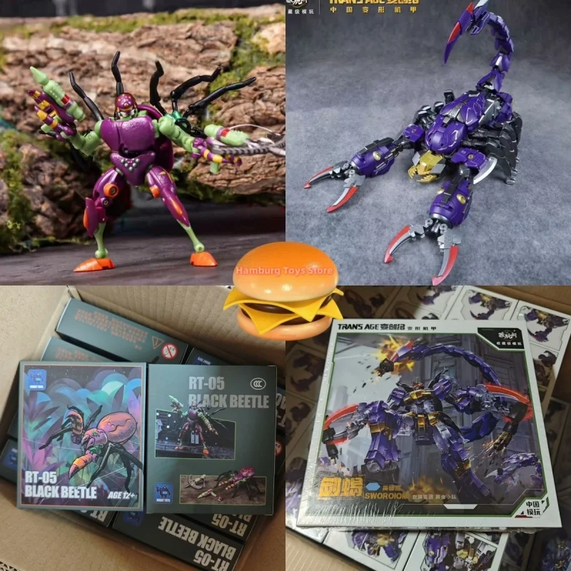 

Коллекционная модель трансформирующегося робота Cangtoys Trans Age Bergion Swordion Hero Level Ta-Hcz003rt-05 Black Beetle
