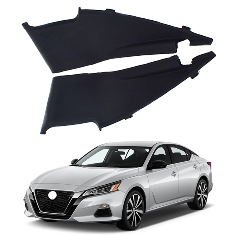 Pair Left Right Black Windshield Wiper Side Decor Cowl Cover Black 66895-6CT0A  66894-6CT0A Fits For Nissan Altima 2019-2021