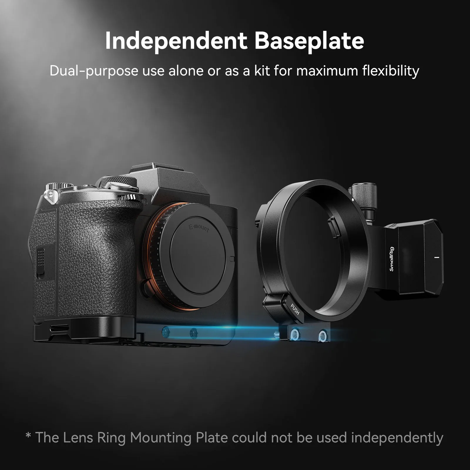 SmallRig Rotatable Horizontal-to-Vertical Mount Plate Kit for Sony α7R V / α7 IV / α7S III / α7R IV 4148