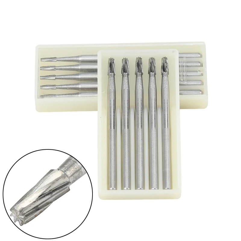 7gtool 1/6pcs Coltello per incisione in acciaio al tungsteno Fresa per la lavorazione del legno Fresa per legno per sculture Grano d'oliva Ambra