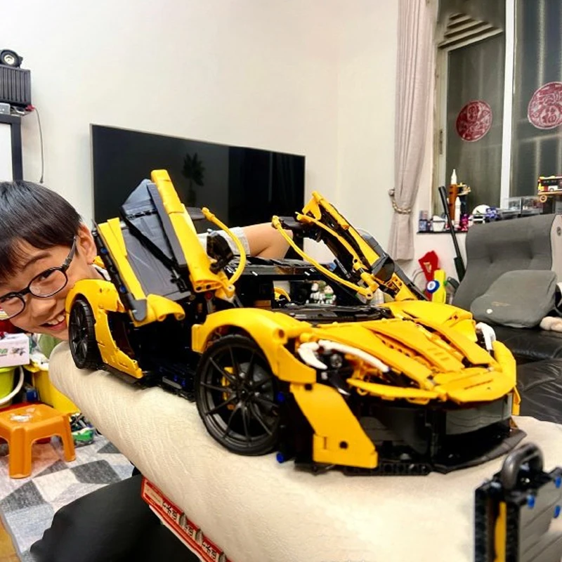 

3893Pcs Technical P1 Building Blocks Compatible 42172 MOC Bricks Model Project for Adults Sports Car Toys for Boys Gifts