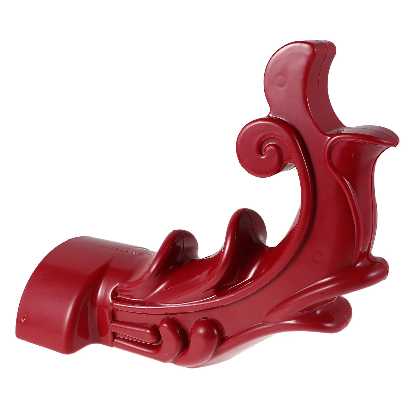 

Chinese Style Roof Ornament Traditional Curved Design Weather Resistant Plastic Decorative Sculpture For Home Garden