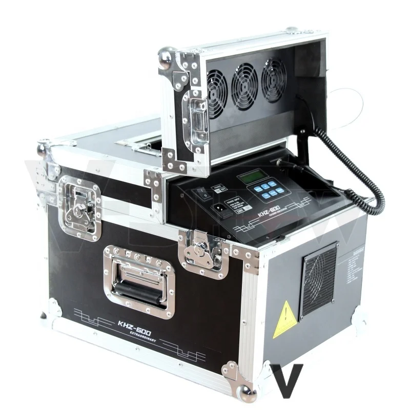 

DJ DISCO STAGE 600w dual haze machine with flight case ,dmx stage effect fog machine no warm time DJ smoke machine