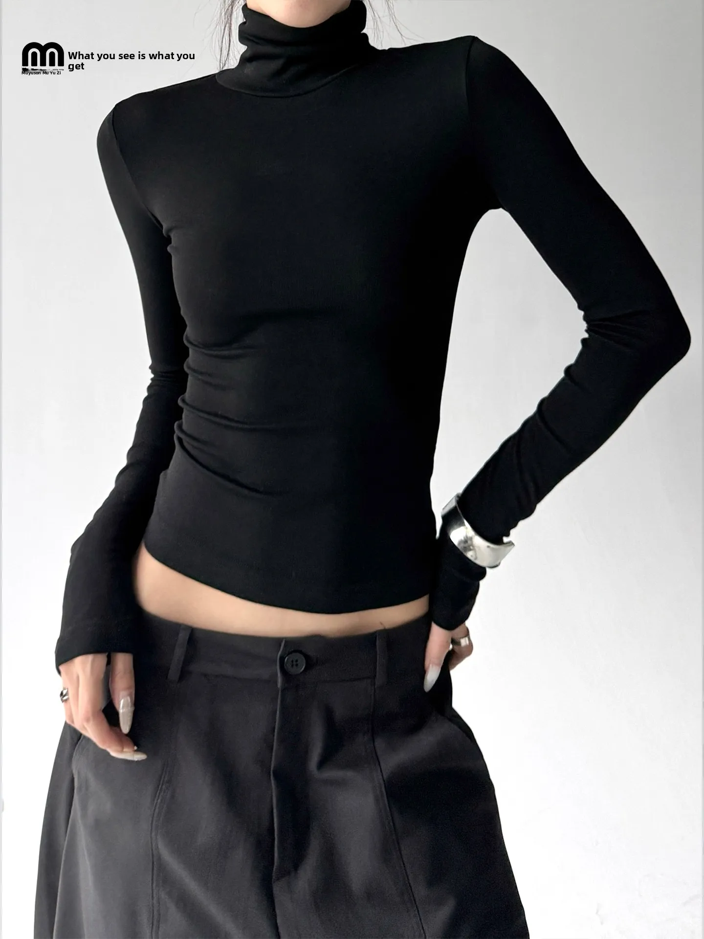 Bla High Collar T-I…