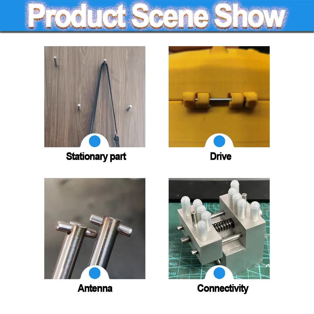 304 Stainless Steel Cylindrical Pin  M1 M1.5 M2.5 M3 M4 M5 M6 M8 Locating Dowel Set  Metal Solid Rod Fixed Lock Pin Shaft Fixing