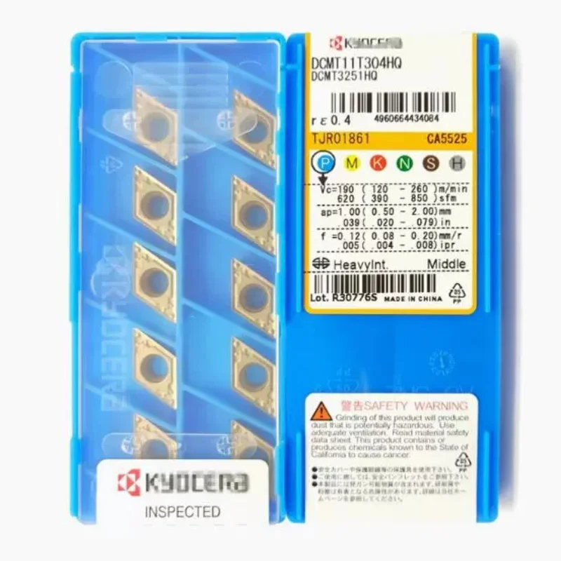 

DCMT11T302HQ CA5525 /DCMT11T304HQ CA5525 /DCMT11T308HQ CA5525 CNC turning blade carbide inserts 10Pcs