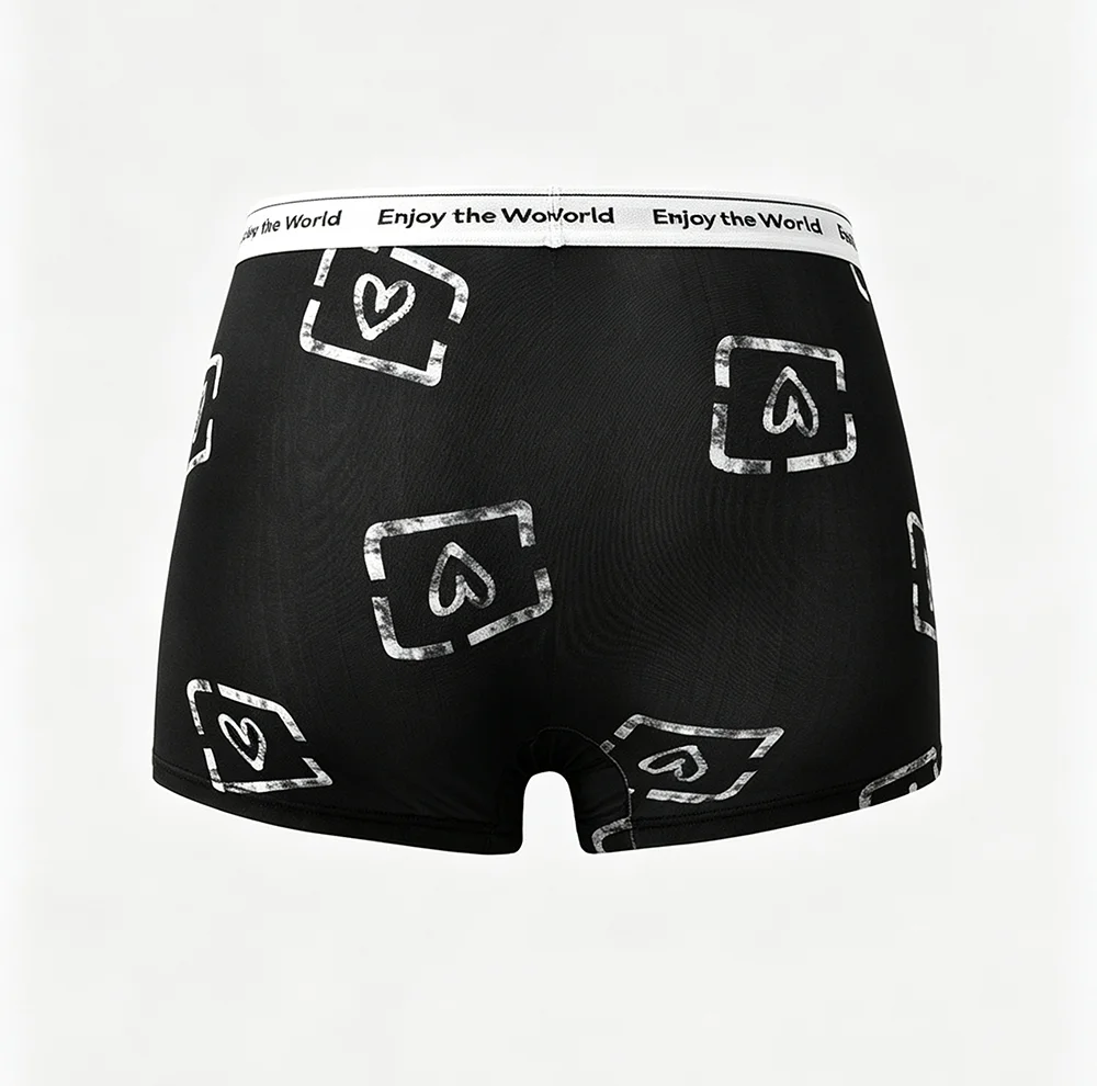 Men's Ice Silk Boxer Briefs Random 20Pcs Underwear Set Seamless Cooling Breathable Quick Dry Elastic Waistband Color Trunks
