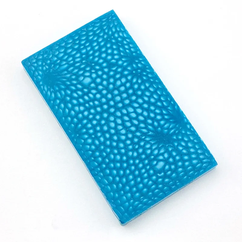 موازين مقبض السكين منقوشة بمقياس مادة الراتنج - مواصفات 120 × 38 × 8 مم لصناعة مقبض السكين المحلي بنفسك #4