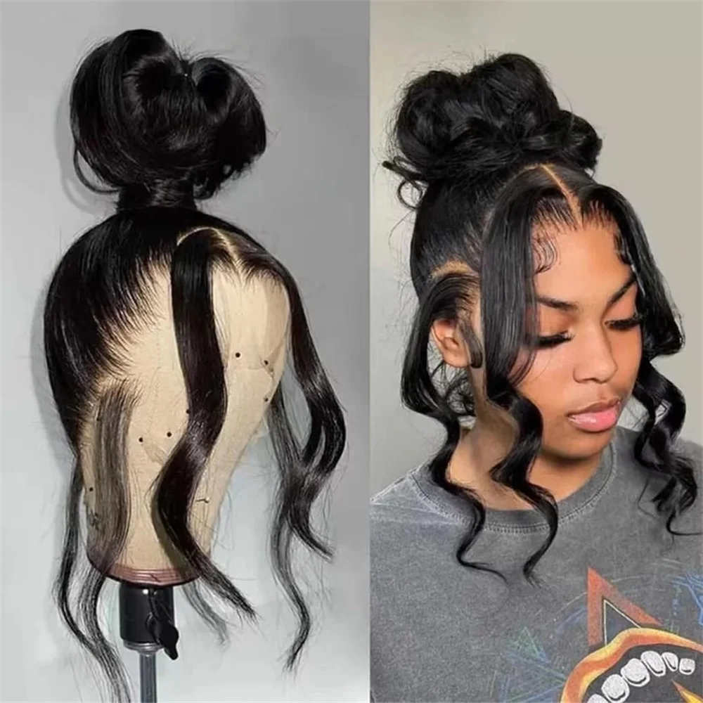 

Transparent 13x4 13x6 Body Wave Lace Front Wig Pre Plucked 360 Lace Frontal Wig Human Hair Wigs For Women 9x6 5x5 Glueless Wig