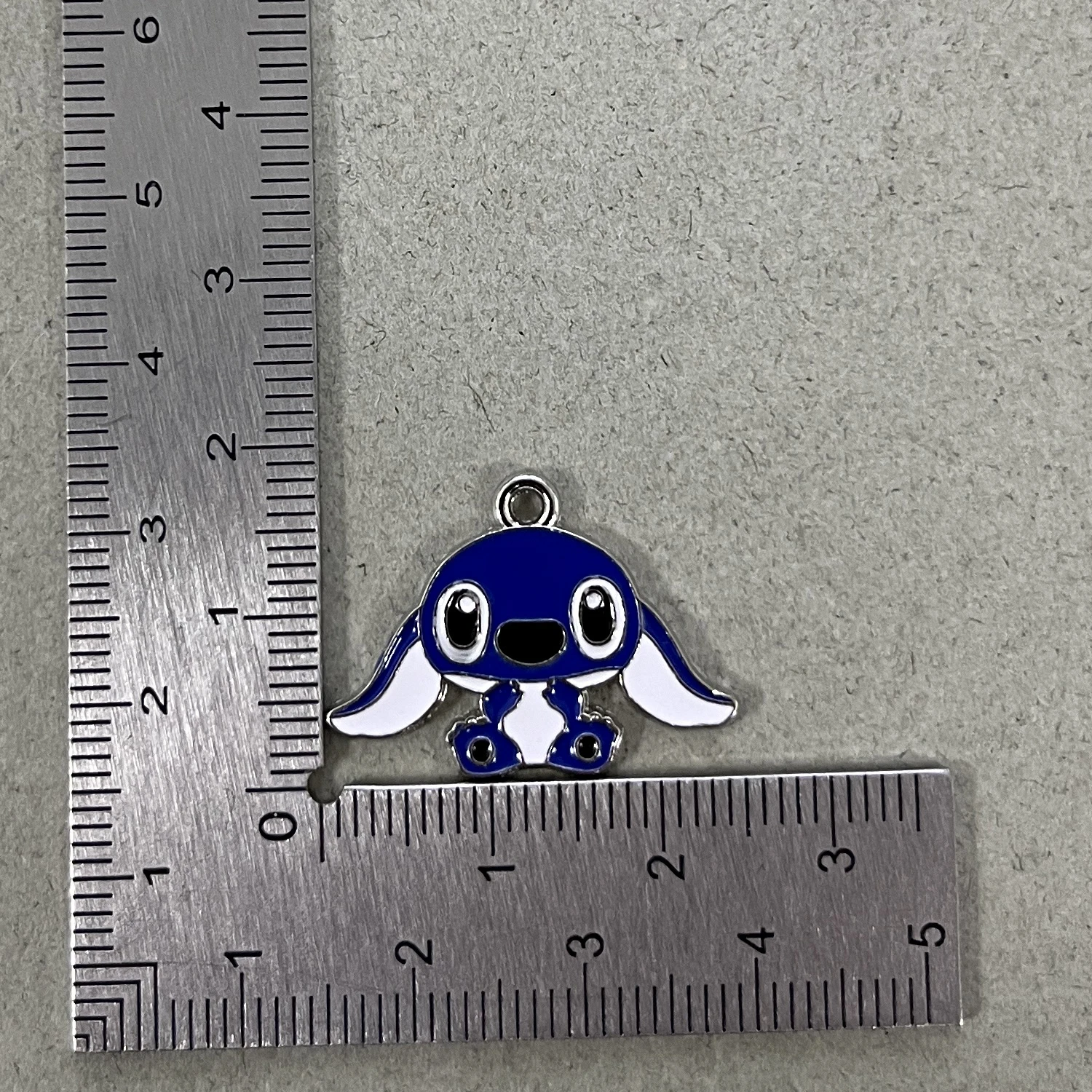 50pcs cute cartoon accessories Black and white Little devil Little Dinosaur dripping oil alloy pendant pendant accessories image 3