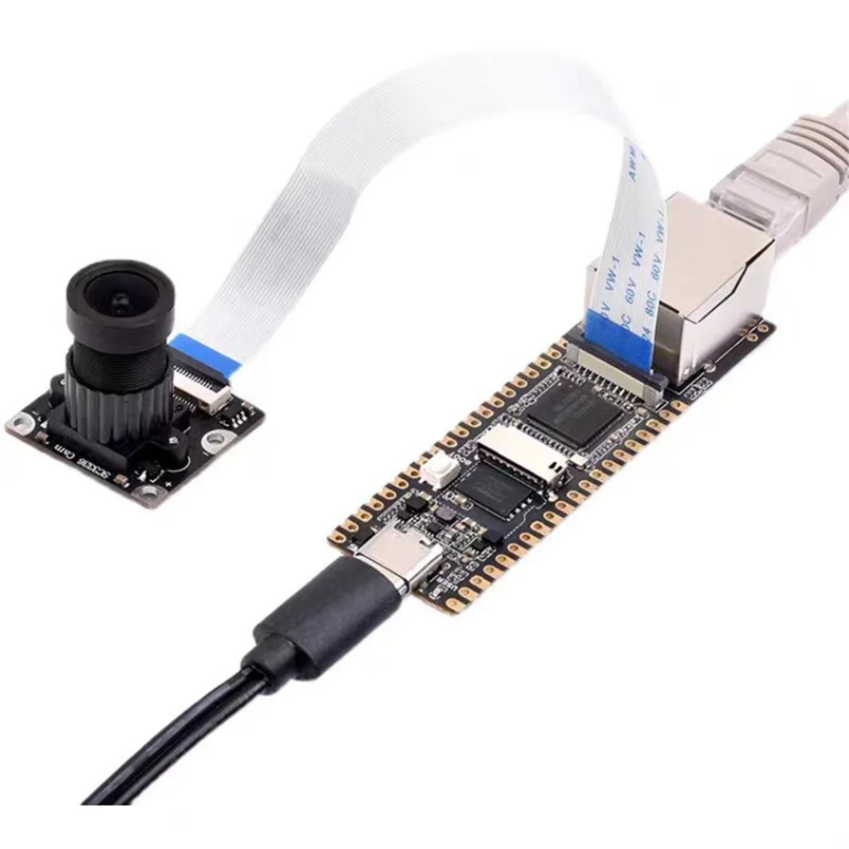 Nuovo Per Luckfox Pico Plus/RV1103 Scheda di Sviluppo Linux Cortex-A7 1.2GHz + Tipo-C MCU RISC-V Integrato con Intestazione Pin