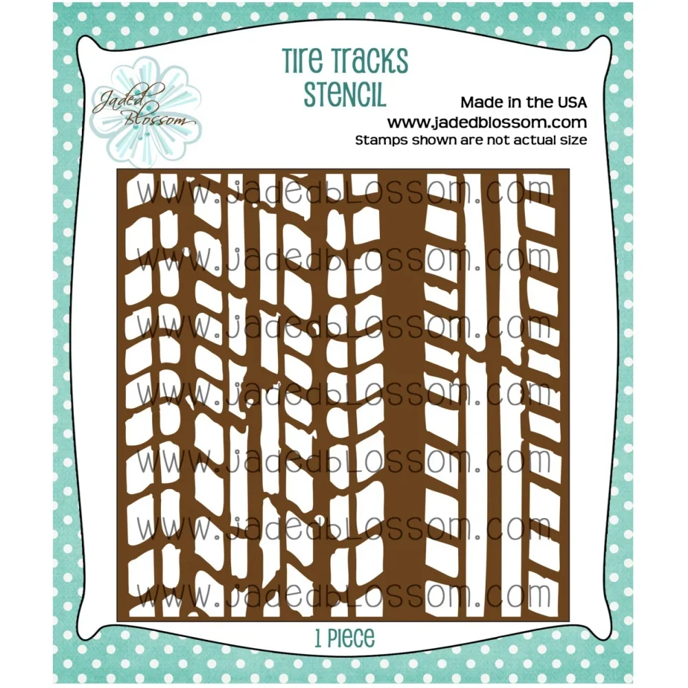 Tire Tracks Stencil DIY For Scrapbooking Photo Album Decorative Embossing Handmade Paper Gift Cards Crafts 2024 New Arrivals