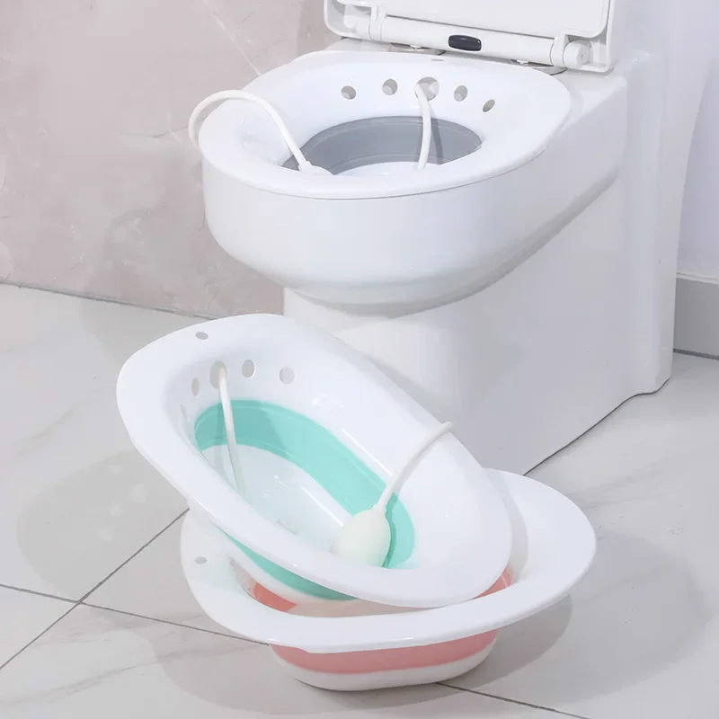 Folding  Portable Bathtubs Special Wash Basin Hip Cleaning Soaking Bathtub for Pregnant Women Hemorrhoid Bathroom Products