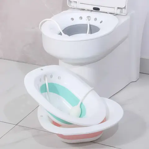 접이식 휴대용 욕조 특수 세면기 엉덩이 청소 임신 한 여성을위한 담그는 욕조 치질 욕실 제품 Best5