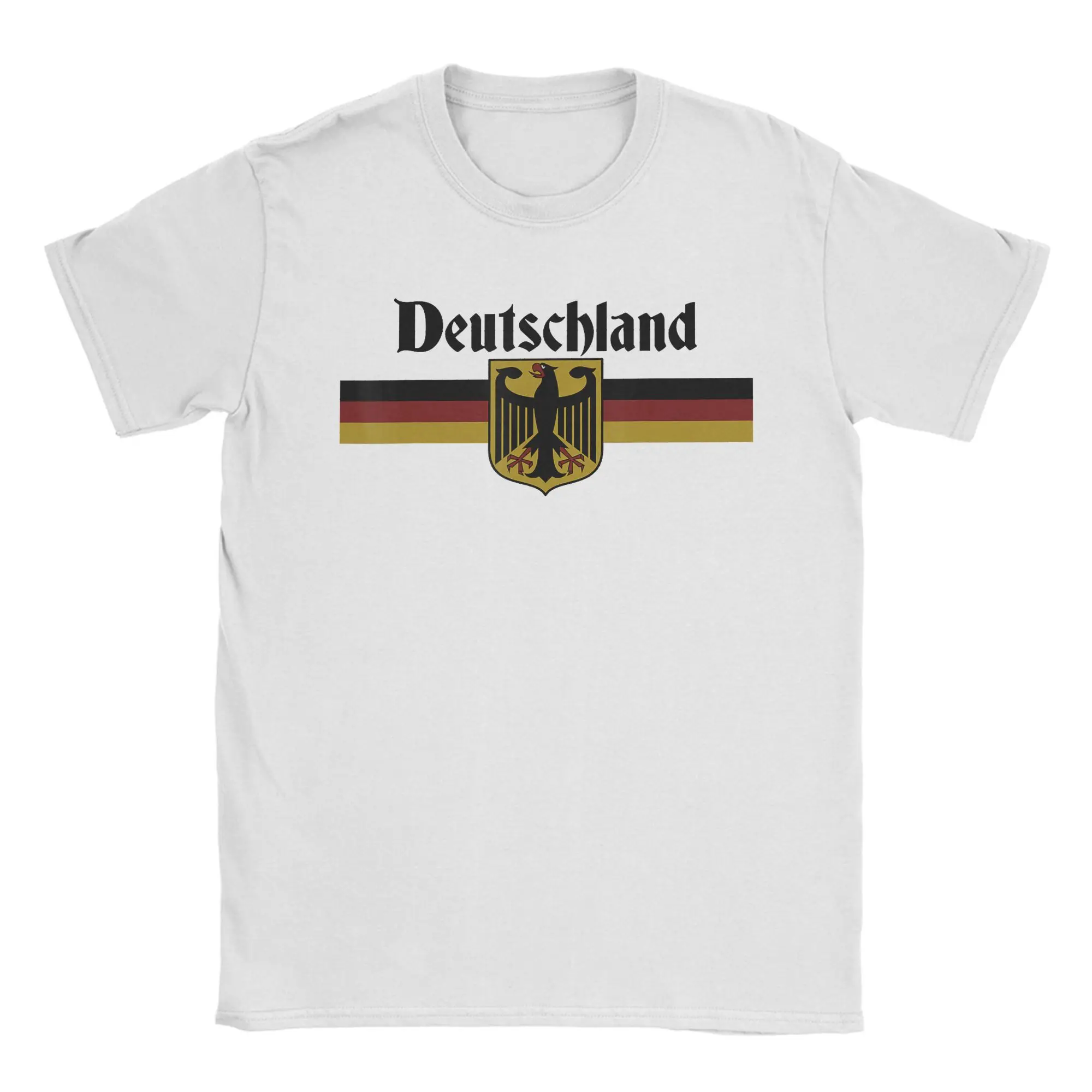 Germany Deutschland German Flag T-Shirt Summer Men 100 Cotton Crew Neck Oversized Top Tees Short Sleeve Funny Tshirt