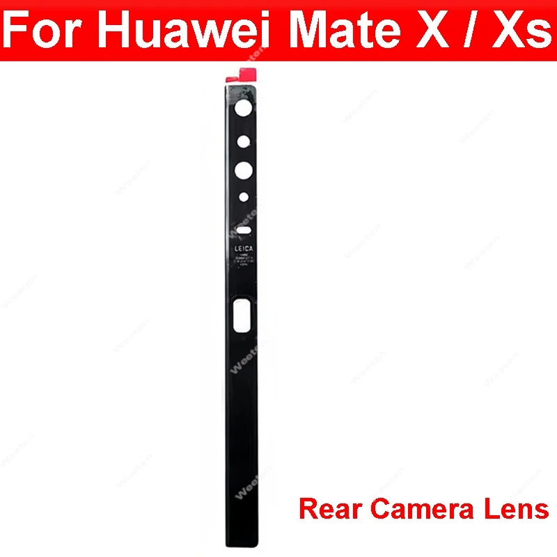 Back Camera Glass Lens For Huawei Mate X XS XS 2 Mate 20 RS Mate 30 RS Rear Camera Lens Frame Replacement Parts