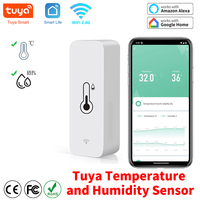 Tuya Zigbee Temperature And Humidity Sensor WiFi APP Remote Monitor For Smart Home var SmartLife WorkWith Alexa Google Assistant