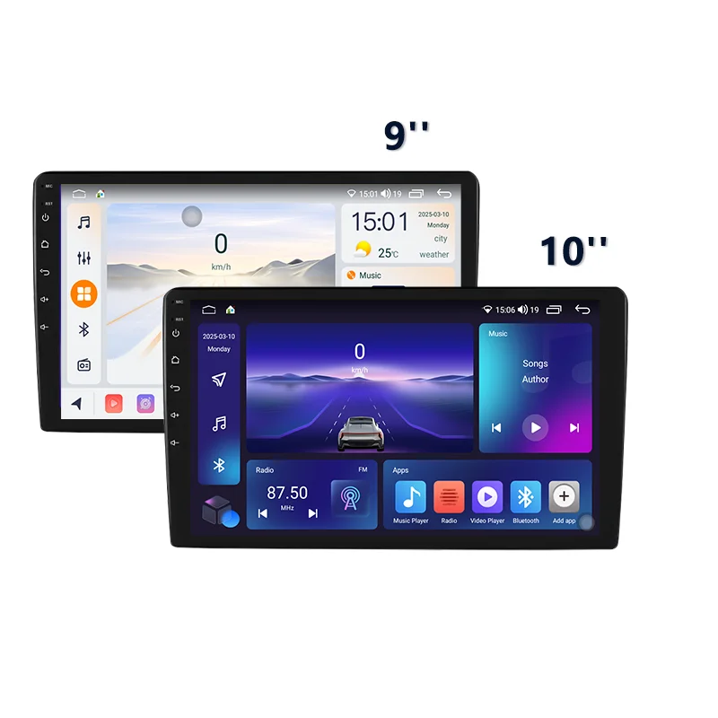 

Meihua Portable Car Electronics Universal IPS OLED Auto-Stereos Wireless Carplay GPS Navigation Head Unit For Toyota Reverse Aid
