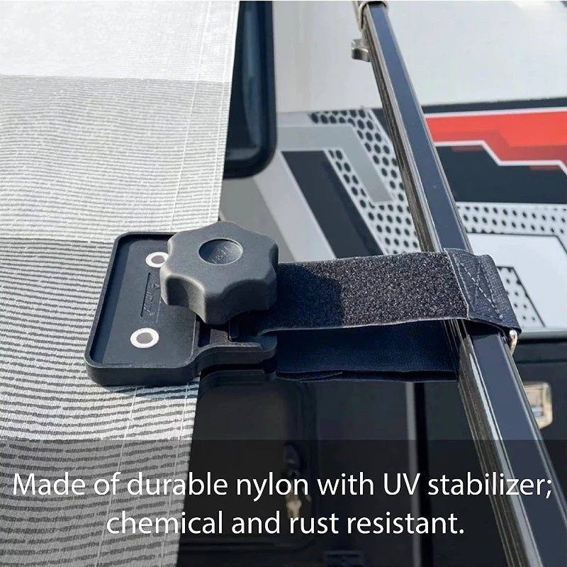 extra Wide caravan Awning De-flapper Clamp for Rv Awning Fabric
