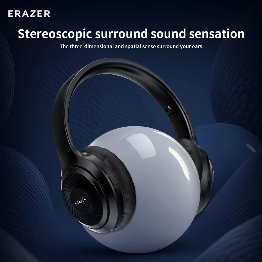 ERAZER QT01 Bluetooth 5,4 Беспроводная гарнитура с шумоподавлением Стереозвук Легкий комфортный аккумулятор 8 часов для iOS Android Windows