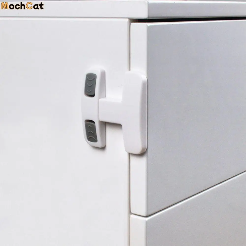 

Kids Double Buckle Firm Slot Locks Straps Cabinet Locks Baby Safety Locks Refrigerator Door Locks Child Protection Equipment