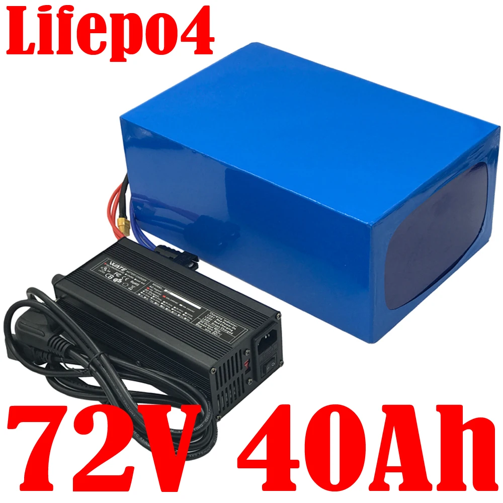 

eBike Battery 72v 20ah 40ah 50ah 60ah Lifepo4 lithium Battery For 3000w 4000w 5000w electric bike bicycle Scooter Motorcycle