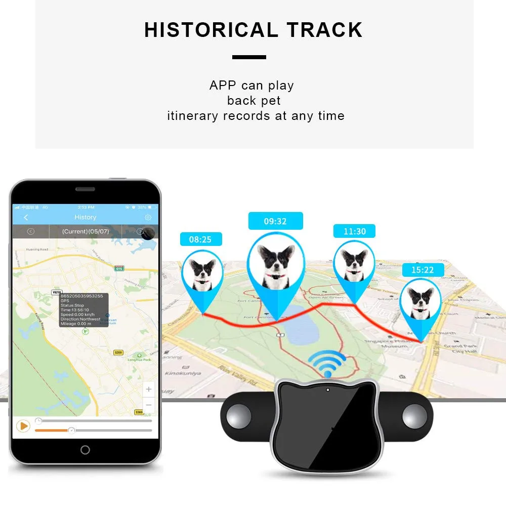 Key Chain Collar Rastreador GSM GPS Tracker Locator Finder For Vehicle Children Pet SOS Voice Monitor APP Tracking System