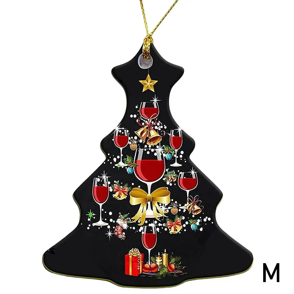 Adornos navideños de animales acrílicos para árbol de Navidad, decoraciones colgantes para mochila Interior, O1f9