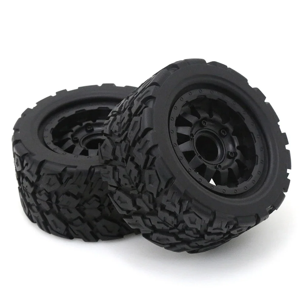 4 قطعة 110 مللي متر 1/10 الوحش حيلة شاحنة الإطارات 12 مللي متر و 14 مللي متر عرافة ل TRX MAXX ARRMA الجرانيت كراتون منبوذ Tamiya Losi Redcat #6