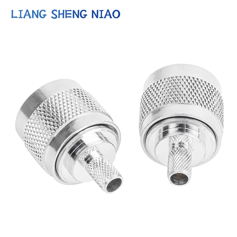 Conector RF L16-J-5 N-C-J-5 N cabeça macho crimpagem 50-5/LMR300 e outros cabos