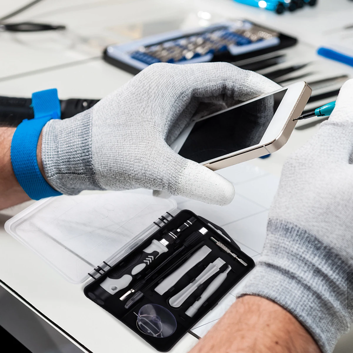 115 في 1 الهاتف المحمول تفكيك مفك مجموعة أدوات إصلاح أداة دقيقة لإصلاح ساعة الهاتف ساعة صيانة