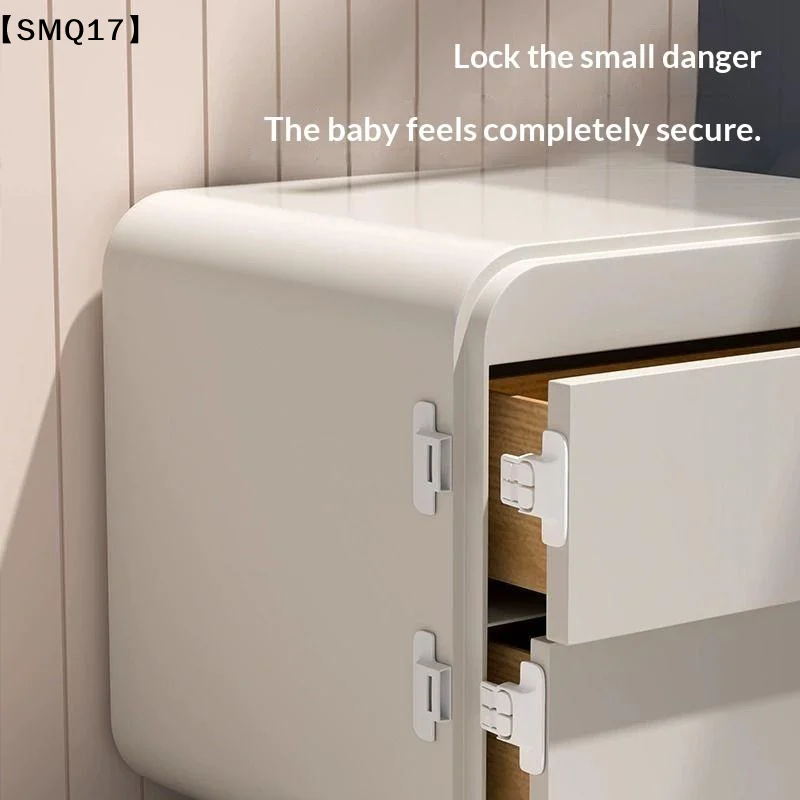 1/5 PCS Universal Fridge Door Lock No Drill Adhesive Child Safety Design Keeps Toddlers Pets From Opening Fridge【SMQ】