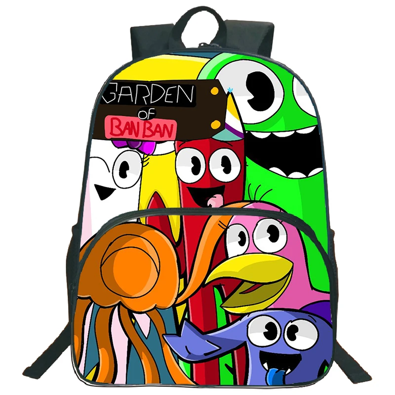 New 3d Print Garten Of BanBan Backpack Students Large Capacity School Bookbag Waterproof Children Backpack Teenager Laptop Bag