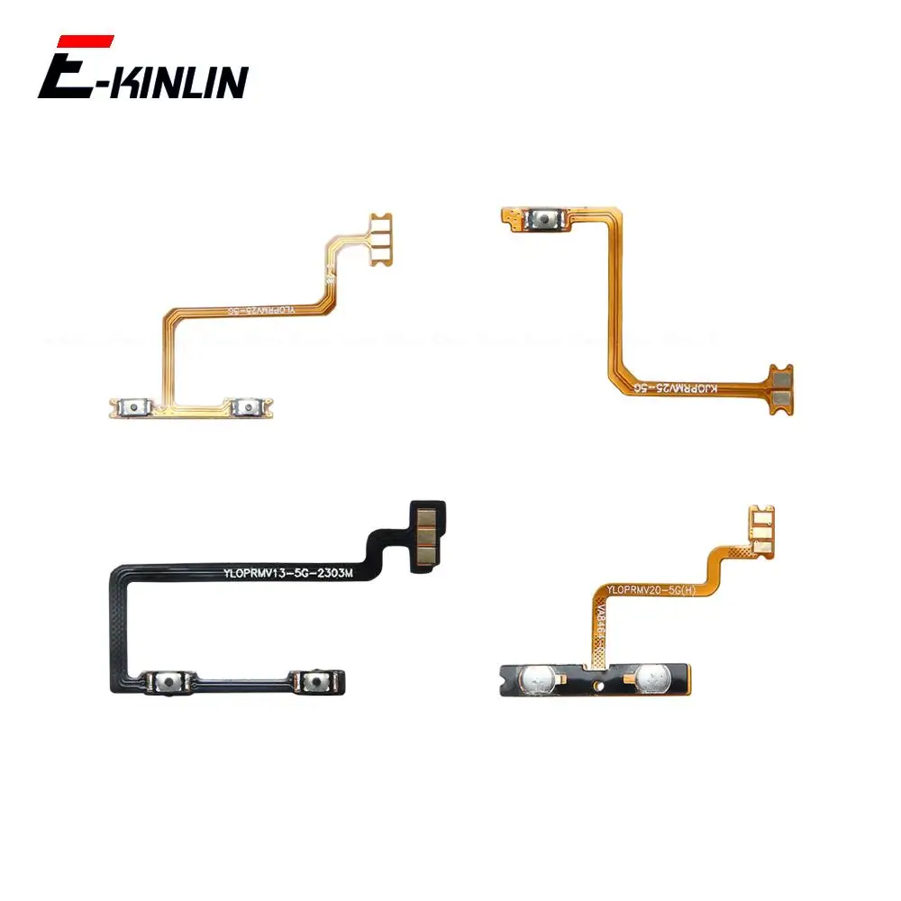 Switch Power ON OFF Key Mute Silent Volume Button Ribbon Flex Cable For OPPO Realme 9 9i 10s 10 Pro Plus 4G 5G Replacement Parts