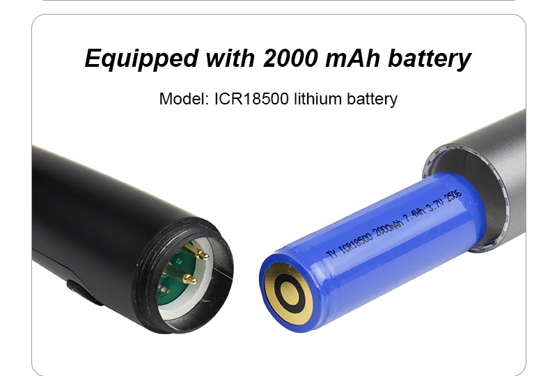 VVDental LED-Aushärtelampe, kabelloser Photopolymerisator für Kieferorthopädie, 1800-2200mw/cm², Harz-Aushärtelampe, 2 einstellbare Modi – Detail 6