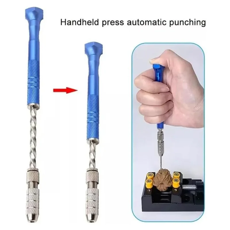 ABJO-Pin Vise Hand Drills Bits Set