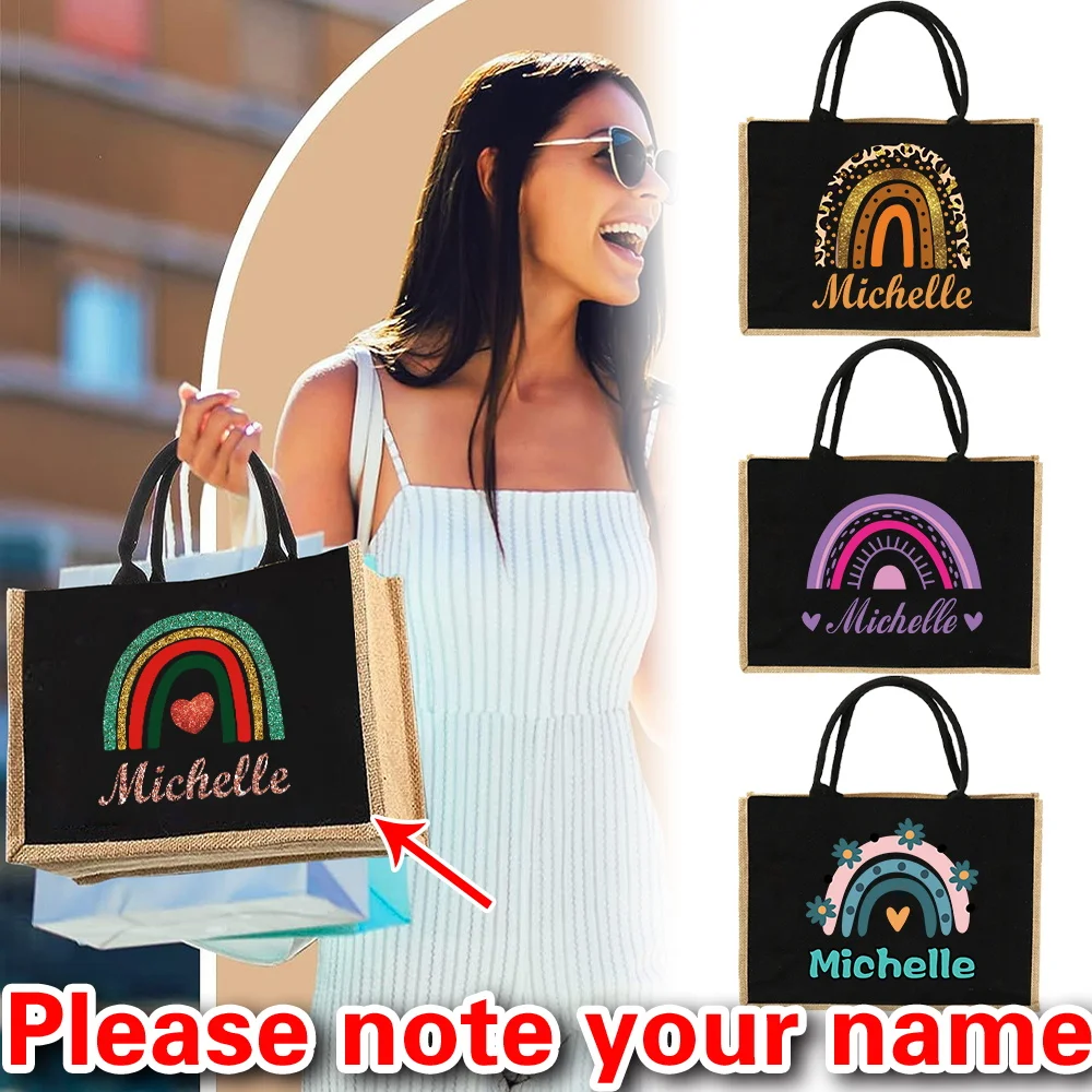 

Сумка для продуктов большой емкости, женская сумка, сумка для хранения пляжного льна, портативная сумка для покупок