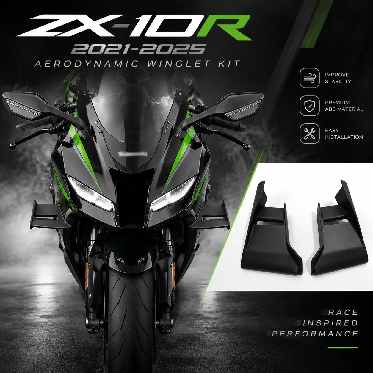kit-de-alerones-delanteros-para-kawasaki-ninja-zx-10r-zx10r-2021-2025-aleron-aerodinamico-color-negro-mate-accesorios-para-carenado-de-motocicleta