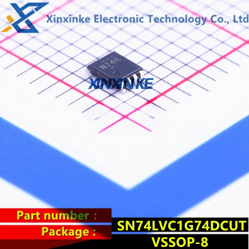 

10PCS SN74LVC1G74DCUT VSSOP-8 Mark:N74R Inverting/Non-Inverting Flip Flops Sgl Pos-Edge-Trggrd CMOS Logic ICs Brand New Original